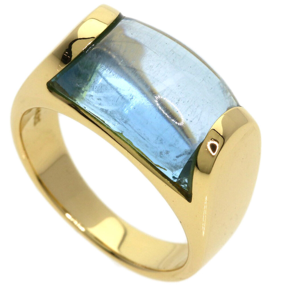 BVLGARI 18k Gold Topaz Ring